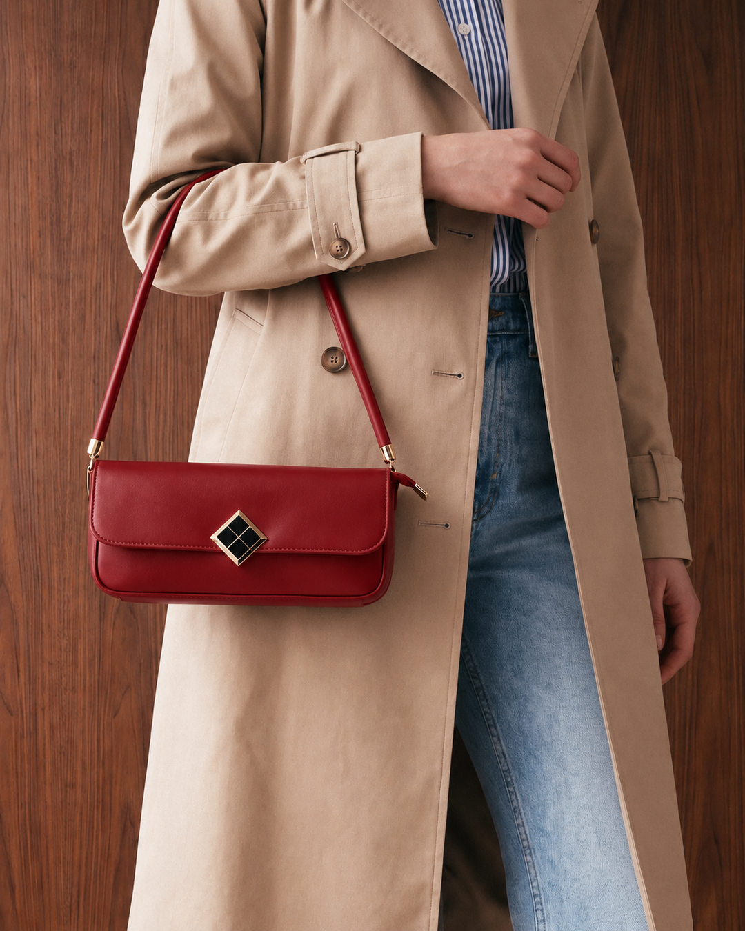 Brown Shoulder Bag