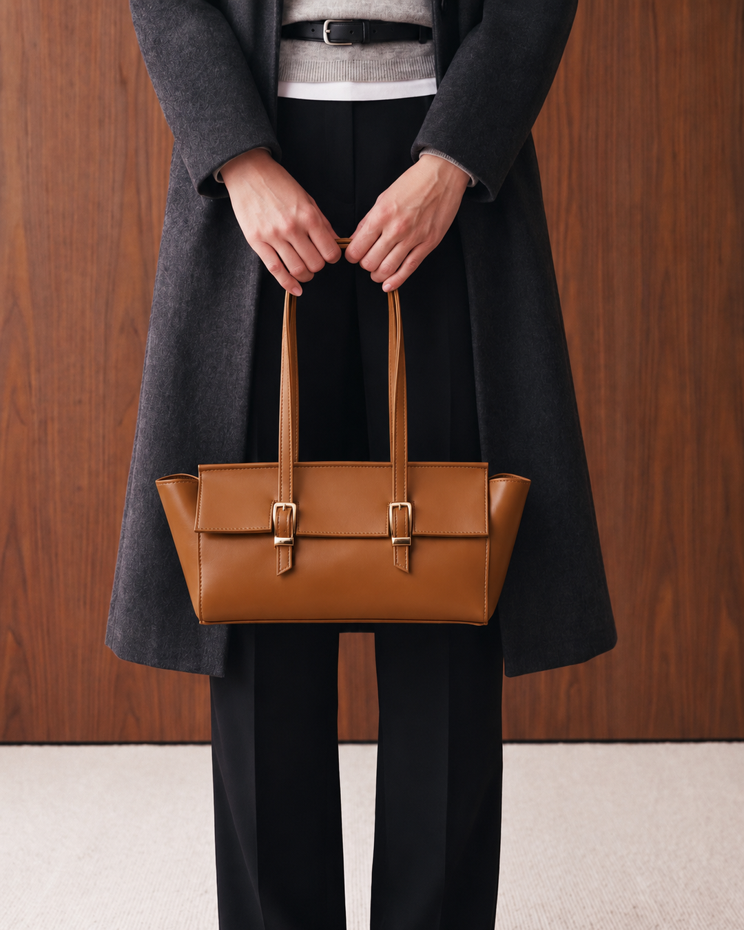 Beige Shoulder Bag