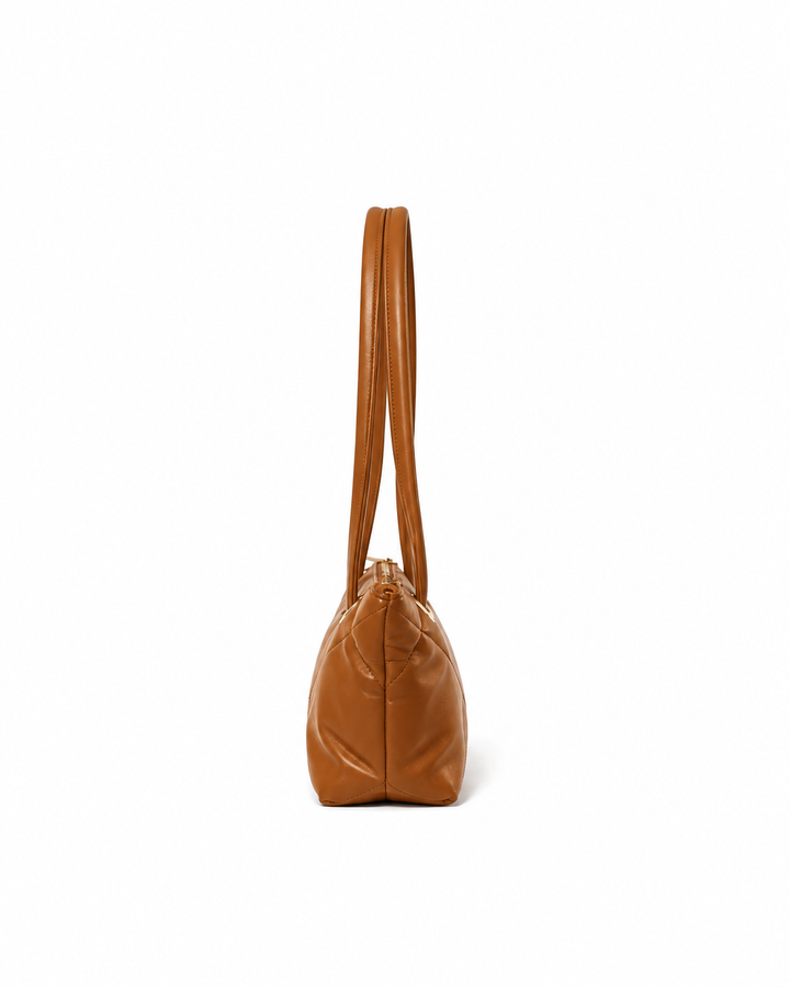 Solid Black Shoulder Bag