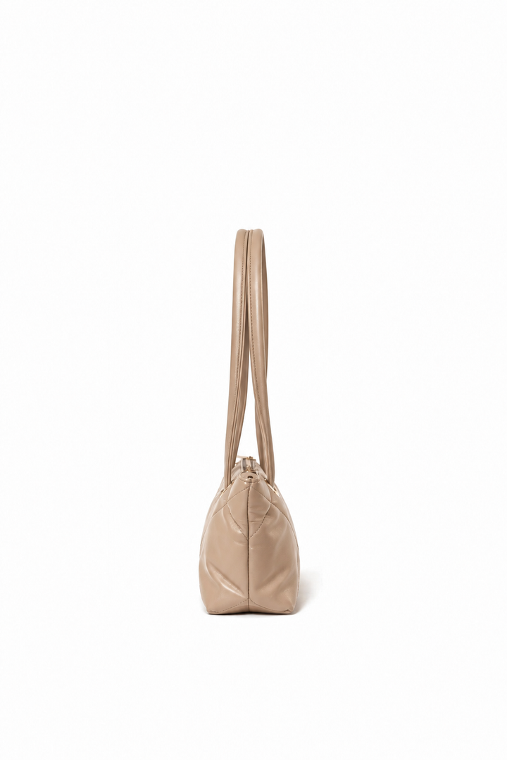Solid Black Shoulder Bag