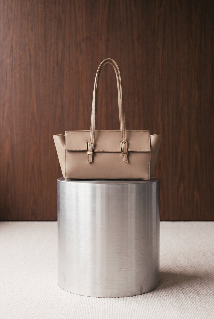 Beige Shoulder Bag